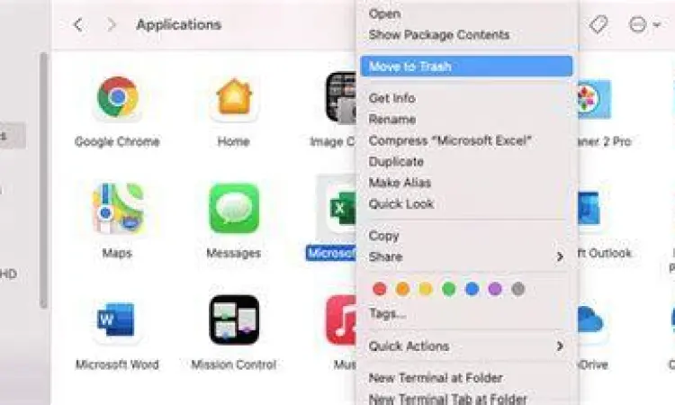MacOS Uninstall Process Menghapus aplikasi di macOS menggunakan Finder