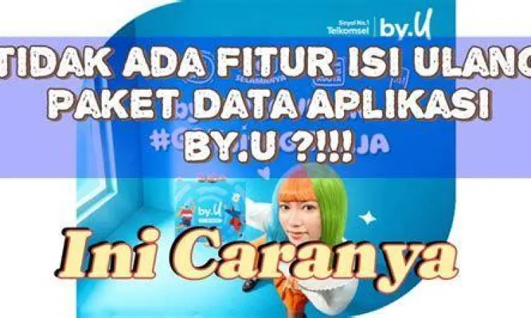 Pilihan Paket Data by.U Fitur pilihan paket data di aplikasi by.U