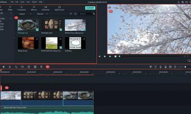Fitur editing video pada Filmora 9