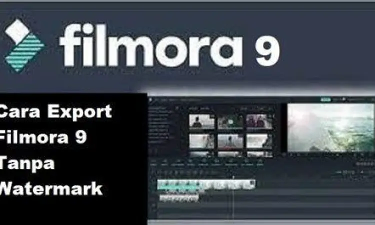 Cara ekspor video tanpa watermark di Filmora 9