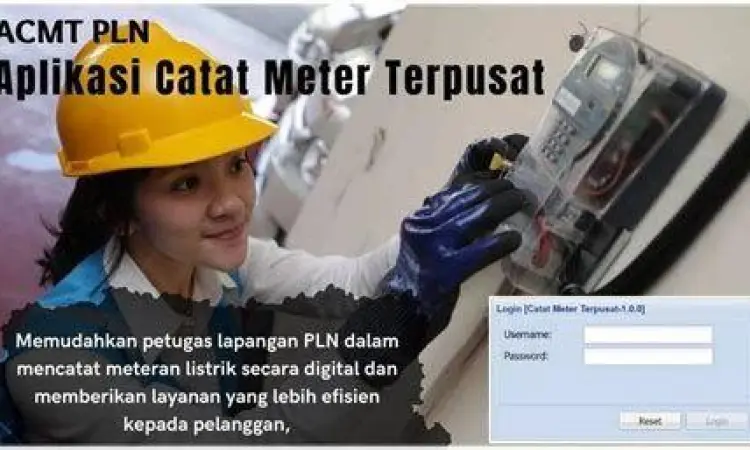 Penggunaan Aplikasi di Lapangan Petugas lapangan menggunakan aplikasi catat meter terpusat di smartphone