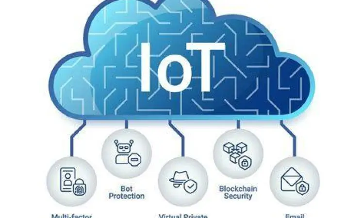 Ilustrasi keamanan data cloud untuk utilitas