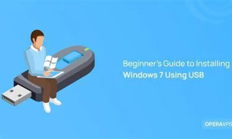 Instalasi Windows 7 USB Proses instalasi Windows 7 menggunakan flashdisk