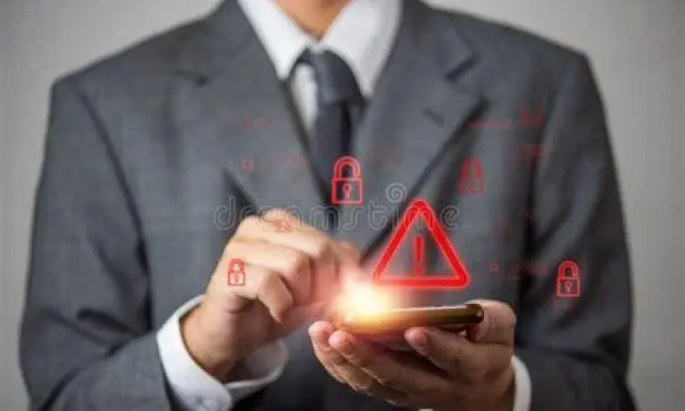 Ilustrasi serangan malware pada smartphone