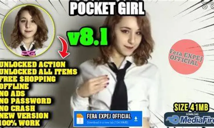Daftar gerakan dalam pocket girl apk mod apk