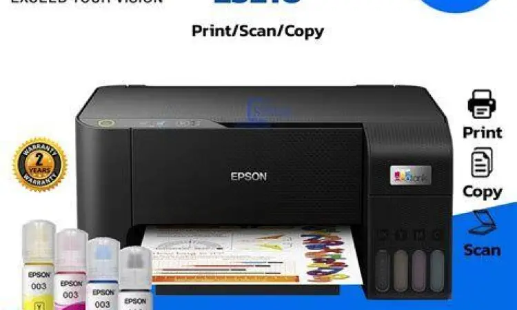 Pengisian tinta pada printer epson l3210