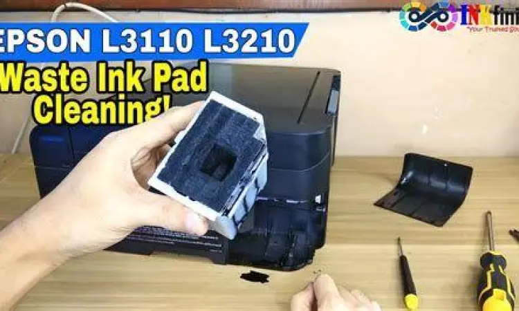 Cara membersihkan bantalan tinta Epson L1110