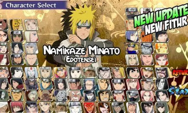 Daftar Karakter Naruto Senki Menu pemilihan karakter Naruto Senki terlengkap