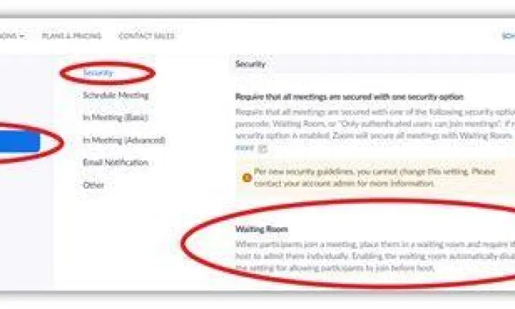Pengaturan Keamanan Zoom Pengaturan keamanan dan privasi di aplikasi zoom meeting