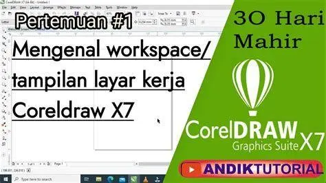 Fitur Utama CorelDRAW X7 Fitur kustomisasi workspace pada CorelDRAW X7