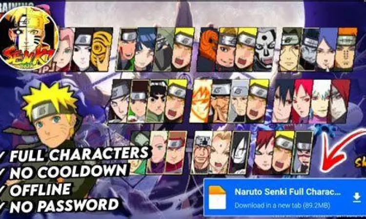Naruto Senki Mod Menu Kumpulan karakter Naruto Senki Mod APK