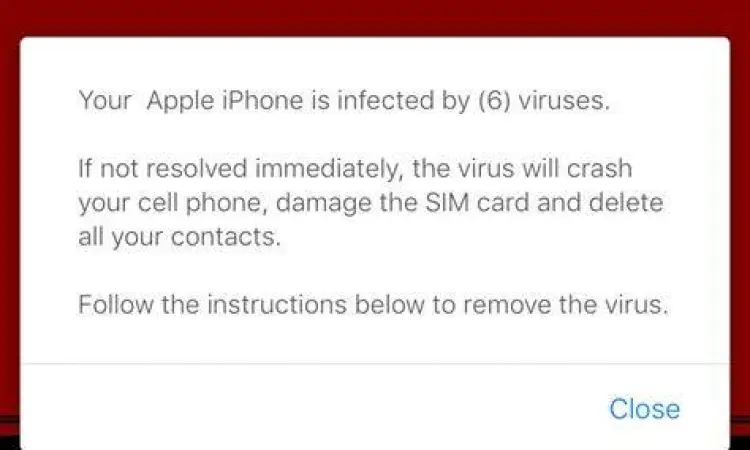 Peringatan Malware Smartphone Peringatan keamanan pada smartphone karena malware