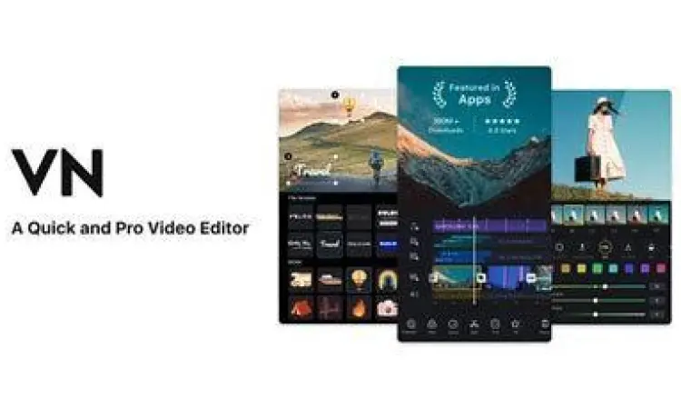 Fitur utama VN Video Editor di smartphone