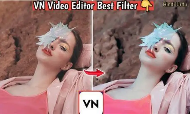 Proses color grading menggunakan LUT di VN