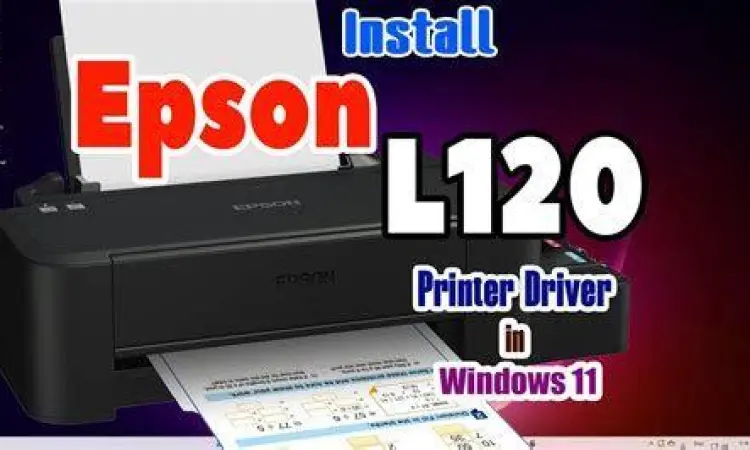 Tampilan wizard instalasi driver epson l120