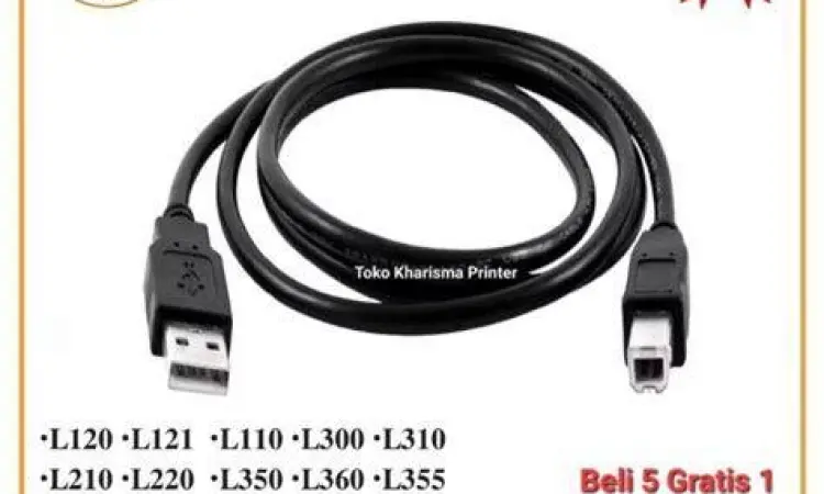 Koneksi USB printer epson l120 ke laptop