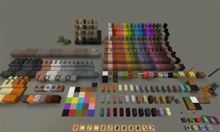 Kumpulan blok fungsional baru di minecraft 1.14.4