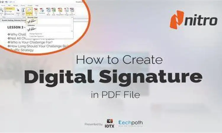 Keamanan Tanda Tangan Nitro Pro Fitur tanda tangan digital di Nitro Pro