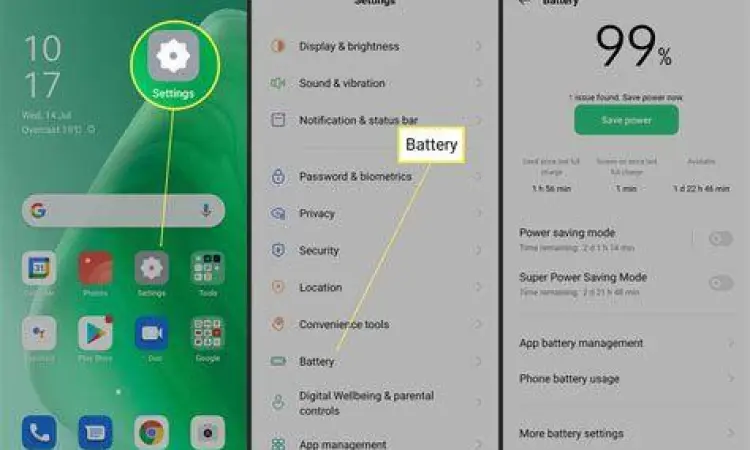 Kesehatan Baterai Smartphone Optimasi kesehatan baterai dengan aplikasi ringan