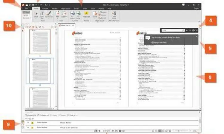 Fitur utama Nitro Pro PDF Editor