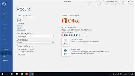 Instalasi Office 2019 Proses instalasi Office 2019 di Windows 10