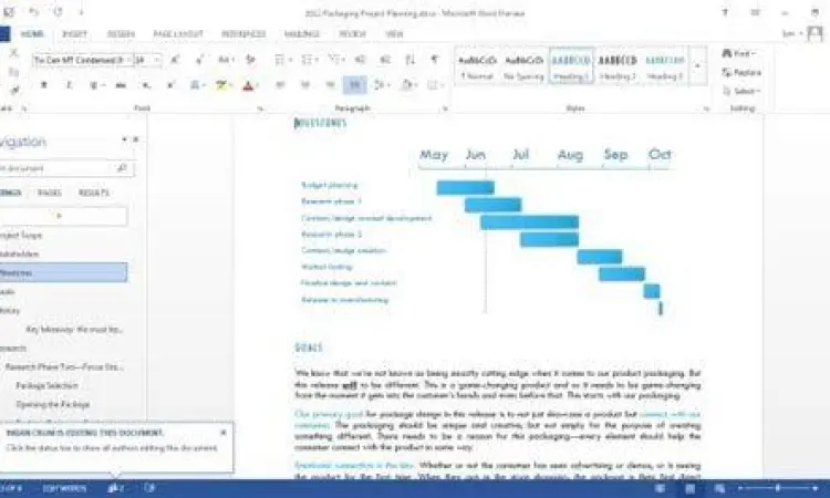 Tampilan antarmuka Office 2013 yang bersih dan minimalis