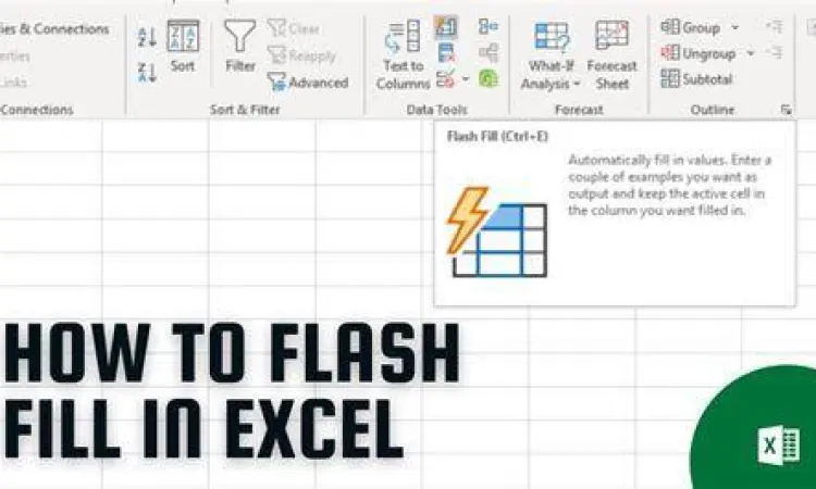 Fitur Flash Fill pada Microsoft Excel 2013 untuk efisiensi data