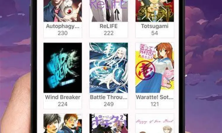 Fitur aplikasi baca manga Android