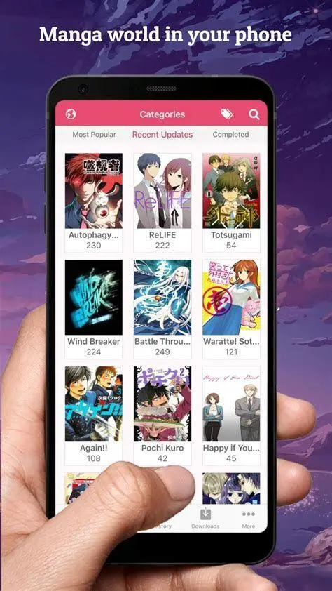 Fitur Unggulan Mangaku Fitur aplikasi baca manga Android