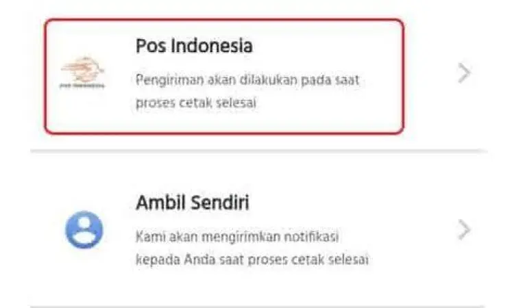 Pengiriman SIM Online Proses pengiriman kartu SIM melalui PT Pos Indonesia