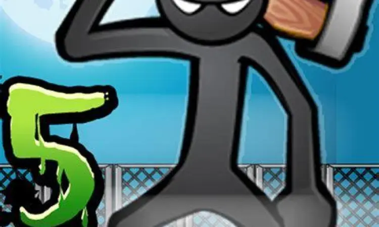 Zombie Mode Anger of Stick 5 Pertarungan melawan zombie di Anger of Stick 5