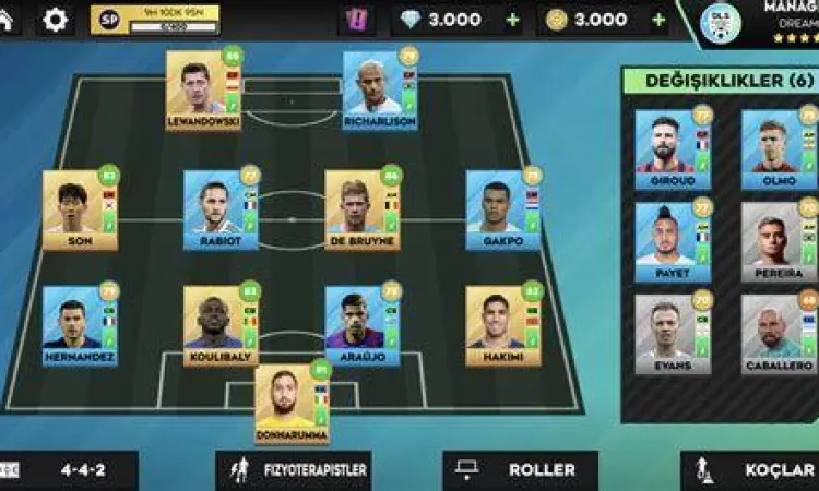 Pemain Bintang DLS 2022 Pemilihan pemain bintang dalam dls 2022 mod apk