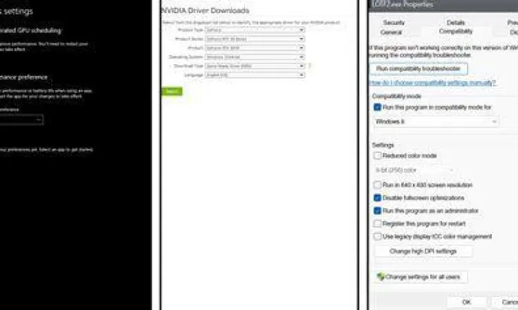 Pengaturan optimal pada aplikasi game turbo
