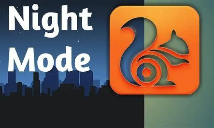 Mode Malam UC Browser Fitur mode malam pada aplikasi UC Browser