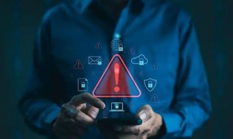 Cyber Security Warning Peringatan keamanan siber pada komputer