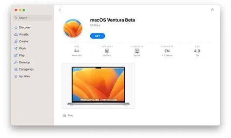 Eksplorasi Aplikasi di Mac Tampilan Mac App Store pada sistem operasi macOS