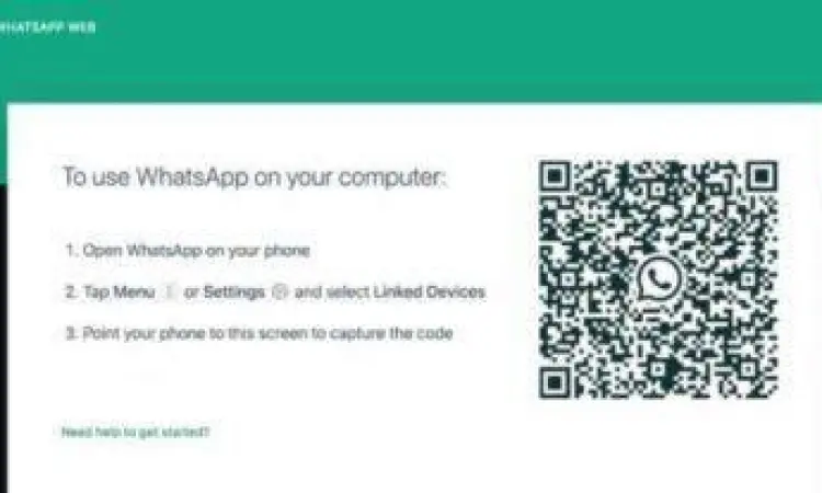 WhatsApp Web Sync Proses pemindaian QR code WhatsApp Web