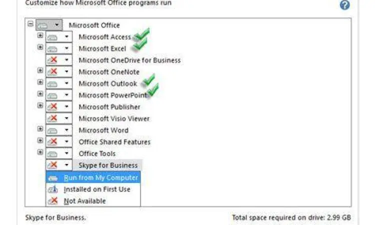 Proses instalasi Microsoft Office 2016 pada Windows 10