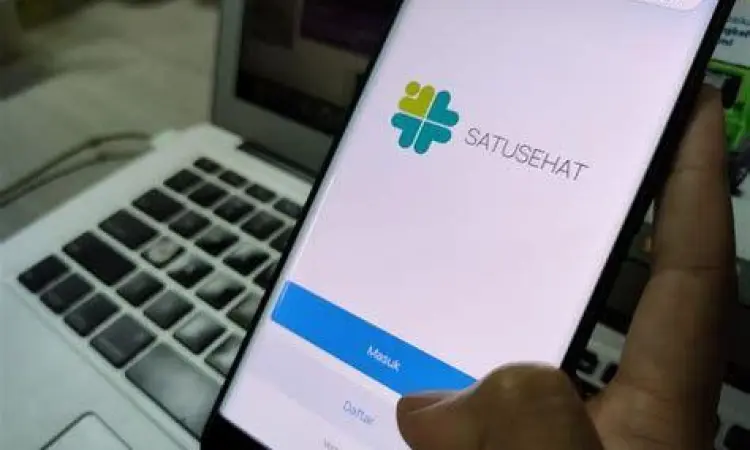 Tampilan antarmuka aplikasi SATUSEHAT Mobile terbaru