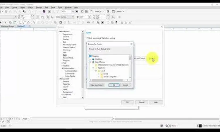 Workspace Corel Draw X8 Workspace Corel Draw X8 untuk desain vektor
