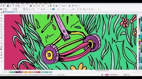 Vector Art Corel X8 Contoh karya vektor menggunakan Corel Draw X8