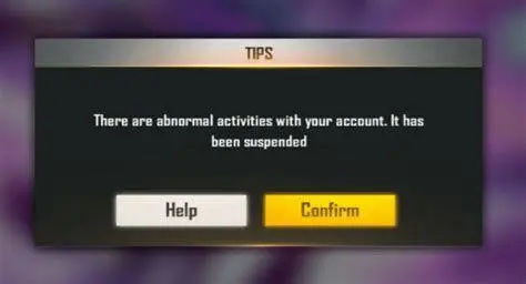 Peringatan Ban Akun Free Fire Peringatan ban akun Free Fire akibat aplikasi cit ff