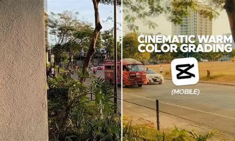 Color Grading X Videostudio Proses color grading video di smartphone