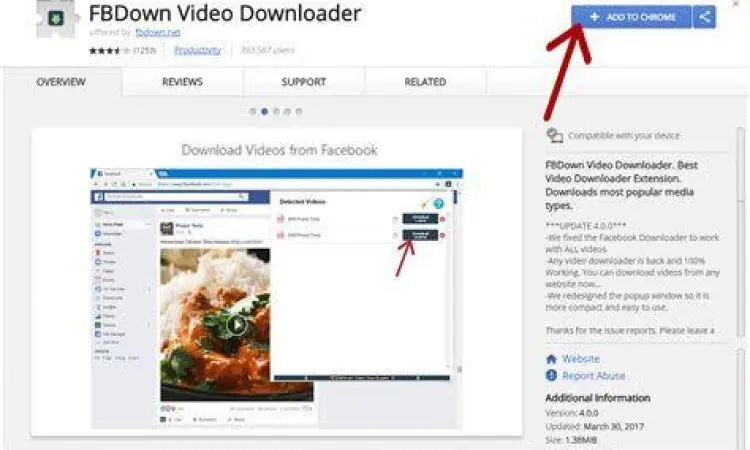 Cara menggunakan pengunduh video facebook