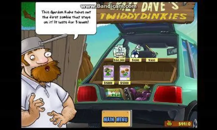 Toko perlengkapan milik Crazy Dave