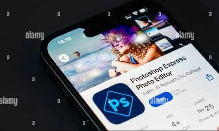 Mobile Photo Editing Proses editing foto di perangkat mobile