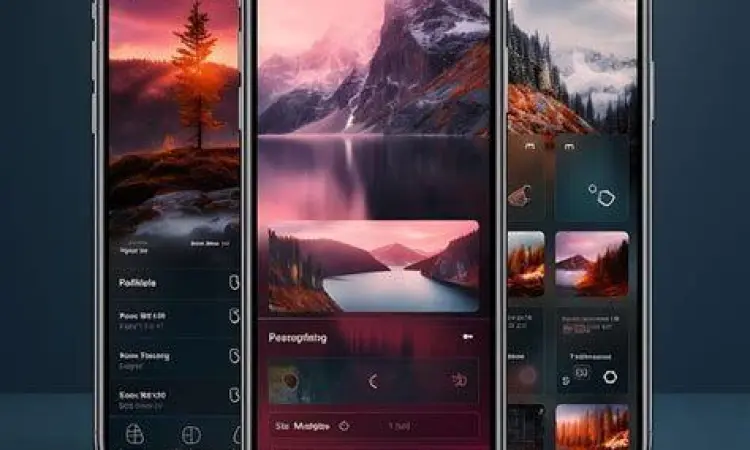 Contoh hasil edit foto dengan filter cinematic di smartphone