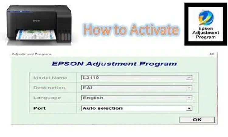 Interface Epson Adjustment Program L3150