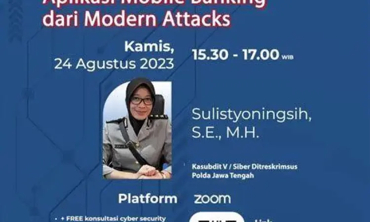 Ilustrasi keamanan siber pada aplikasi mobile