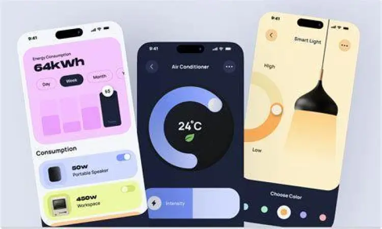 Interface aplikasi pendingin hp yang modern